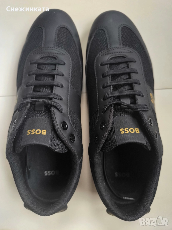 Черни маратонки BOSS, снимка 1