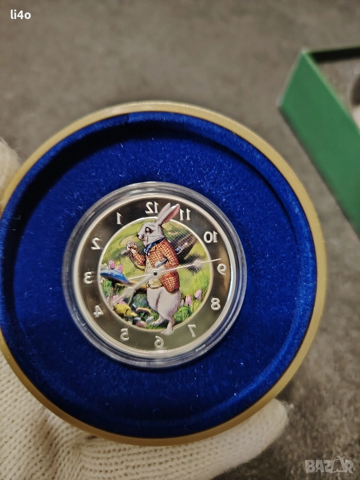 Сребърна монета Годината на заека 2011г 1oz , снимка 1