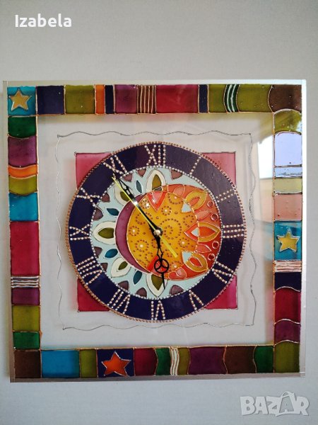  ръчно рисуван часовник (6), снимка 1