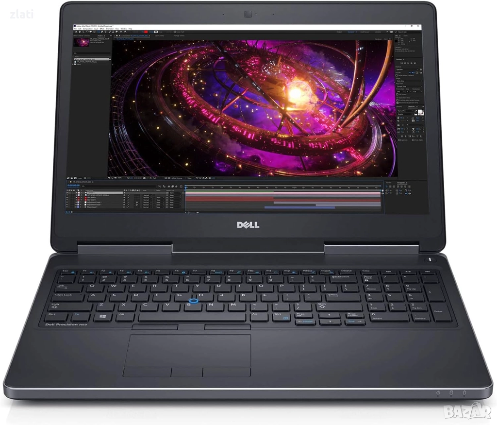 laptop Dell Precision 7510 i5-6300HQ 2.30GHz/RAM 16GB/SSD 256GB/ Radeon R9 M375X 2GB DDR5, снимка 1