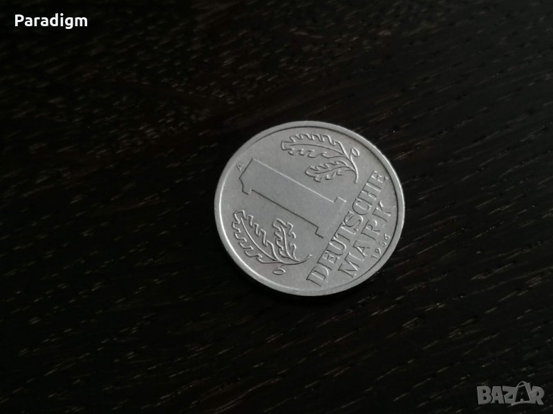 Монета - Германия - 1 марка | 1956г.; серия А, снимка 1