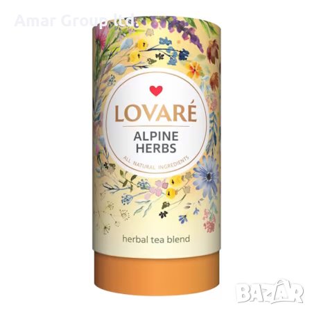 Чай в Туба LOVARE Alpine Herbs 80 г, снимка 1