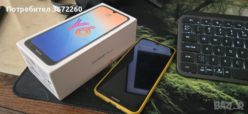 Стар модел, но много запазен Huawei Y6 2019 32GB, снимка 1
