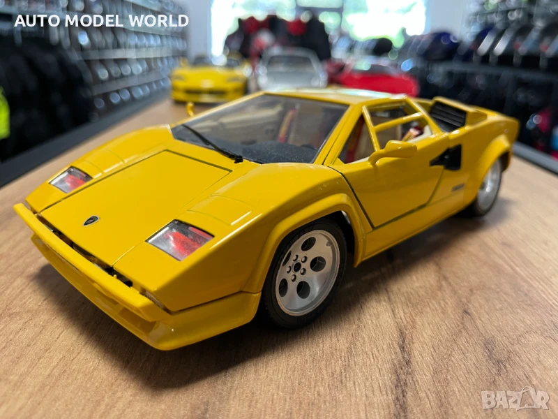 Метална колекционерска колички BBURAGO LAMBORGHINI COUNTACH 1:18, снимка 1