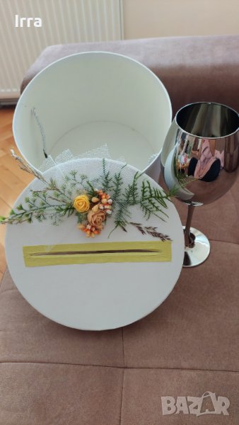 Сватбена кутия и чаша Бокал, снимка 1