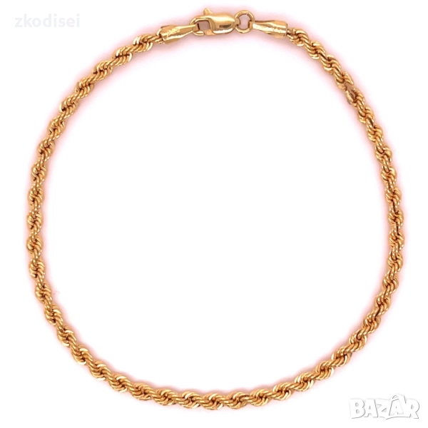 Златна дамска гривна 1,80гр. 19,5см. 14кр. проба:585 модел:34978-2, снимка 1