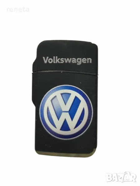 Запалка Фолксваген, Тип Газова, Противовятърна, Черен, снимка 1