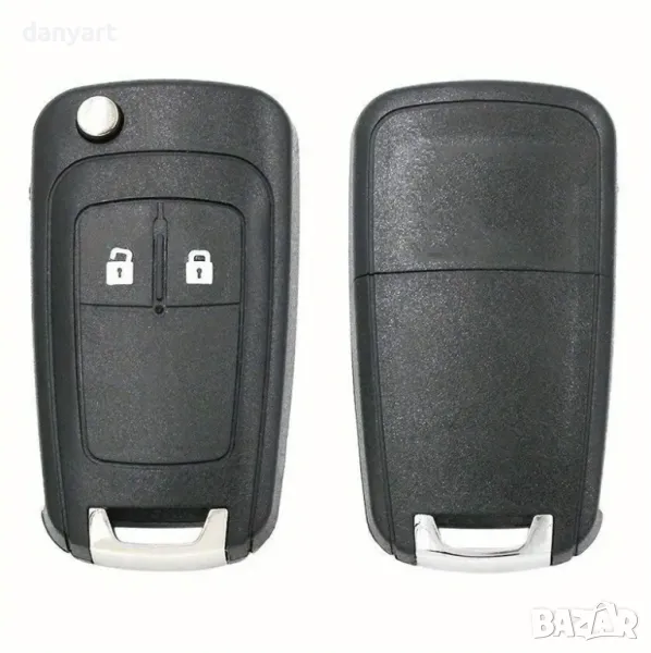 Кутия за Дистанционен Ключ с 2 Бутона за Opel Astra, Mokka, Insignia, Cascade, Zafira, снимка 1