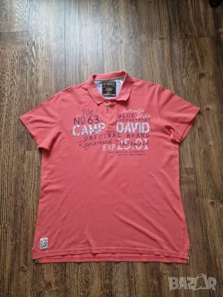 Страхотна мъжка тениска CAMP DAVID размер 2ХL , снимка 1