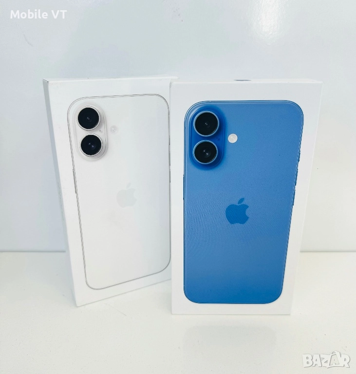 НОВ! iPhone 16 128GB White / Ultramarine ГАРАНЦИЯ!!!, снимка 1