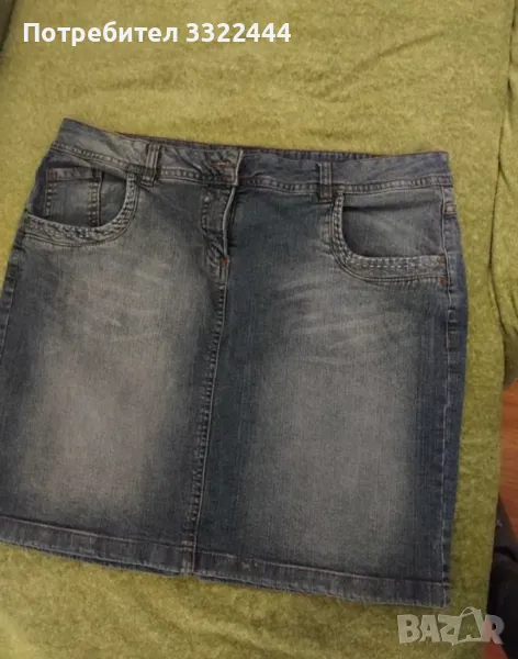Дамска дънкова пола , снимка 1
