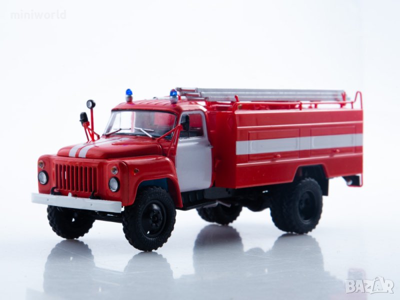 ГАЗ-53 AC-30-106Г пожарна - мащаб 1:43 на АвтоИстория моделът е нов в кутия, снимка 1