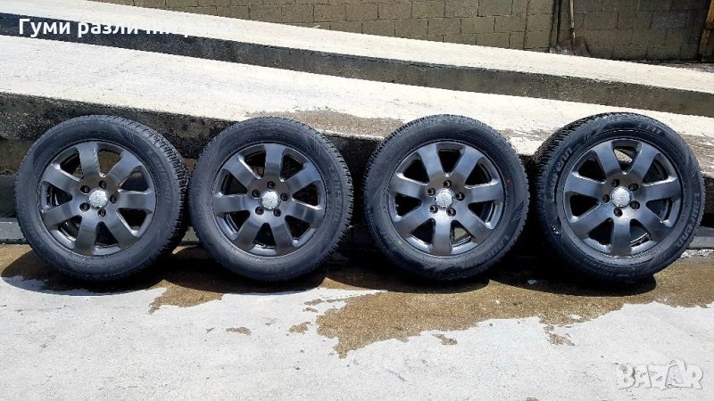 Оригинални алуминиеви джанти със зимни гуми за Audi Q7 и VW Touareg 18цола 5х130 8J ET56, снимка 1