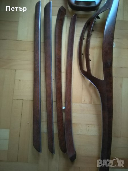 Махагон дървени лайсни Mercedes s w221, снимка 1