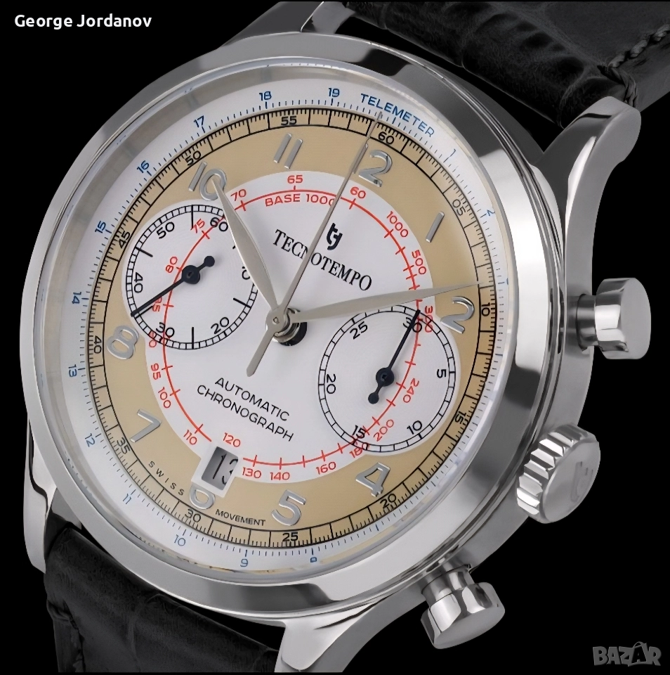 Automatic Chronograph "TECNOTEMPO -TelemetriX", снимка 1