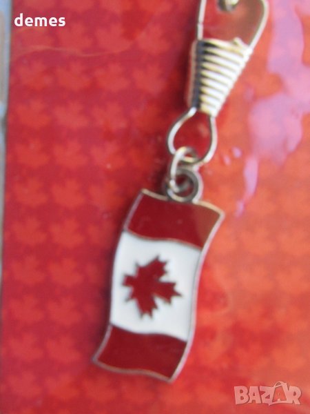 Държач за цип  от Канада-кленов лист, снимка 1