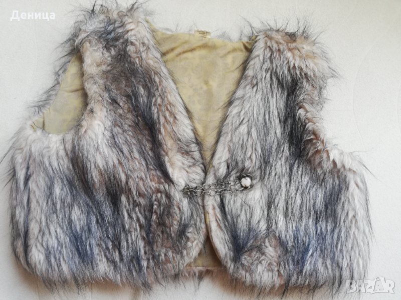 Късо елече от изкуствен косъм , снимка 1