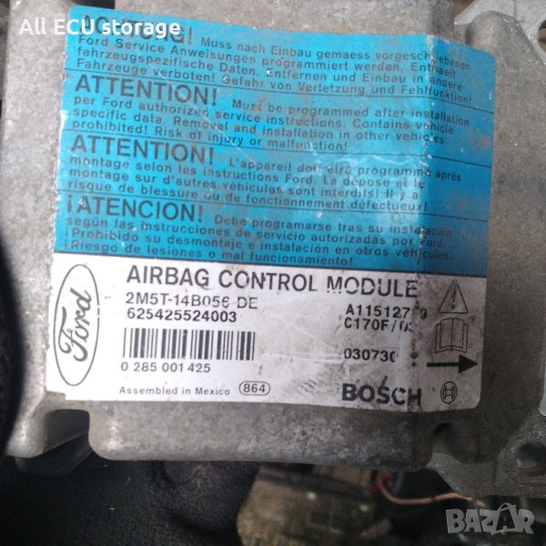  AIRBAG МОДУЛ ФОРД ФОКУС, FORD FOCUS ,2M5T-14B056-DE, снимка 1