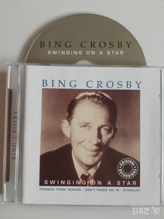 Bing Crosby - Swinging on a star - оригинален диск музика, снимка 1