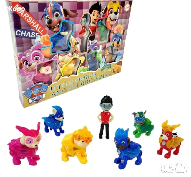 ГОЛЯМ КОМПЛЕКТ ВСИЧКИТЕ ГЕРОИ НА ПЕС ПАТРУЛ 048626, снимка 1