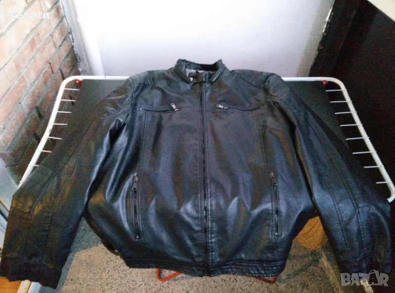 Мъжко кожено яке 7XL, снимка 1