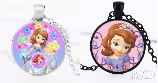 Принцеса София Sofia Sophia  детско колие гердан, снимка 1