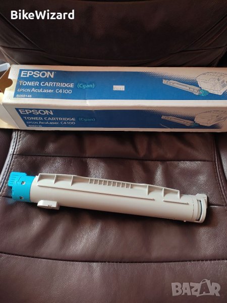 Epson Aculaser C4100 C13S050146 Тонер касета - 1 x cyan синьо S050146 НОВО, снимка 1