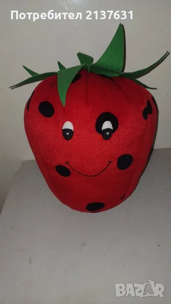 ПЛЮШЕНА ИГРАЧКА ЯГОДА , снимка 1