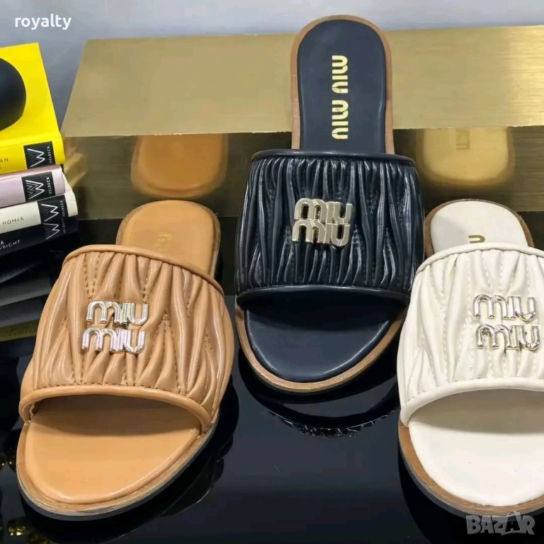 Miu Miu Дамски Чехли Различни Цветове , снимка 1