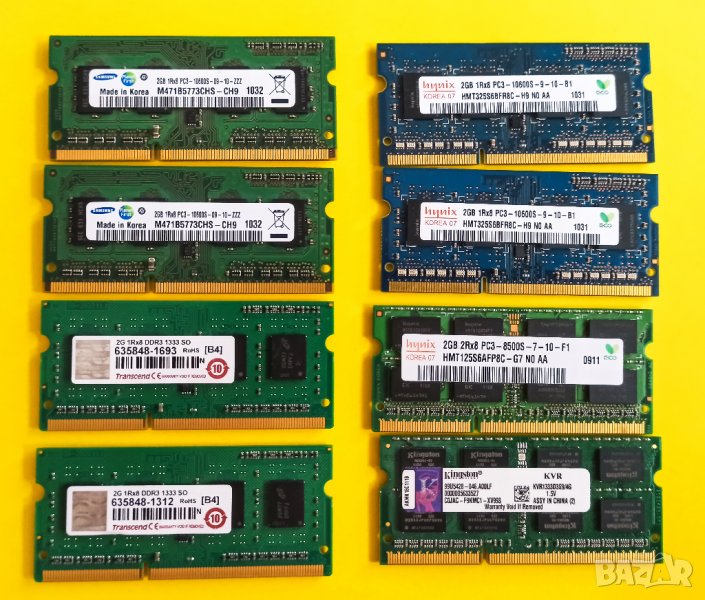 2GB RAM-DDR 3- -за лаптоп по 5лв/бр, снимка 1