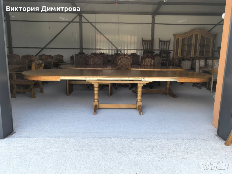 Разтегателна трапезна маса 3,60 м. , снимка 1