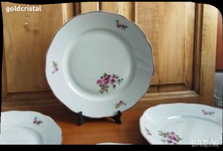 Стар български порцелан чинии плитки и дълбоки, снимка 1