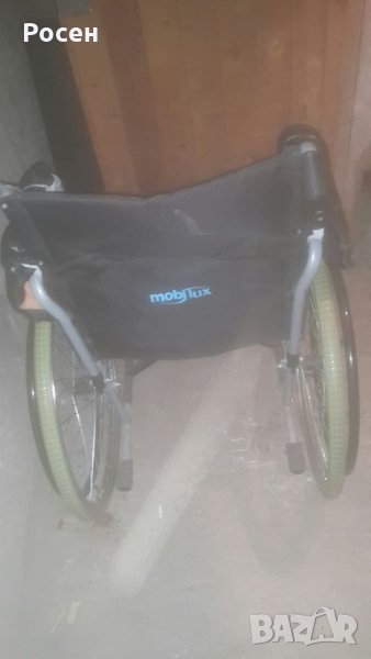 Инвалидна количка + проходилка + патерици, снимка 1