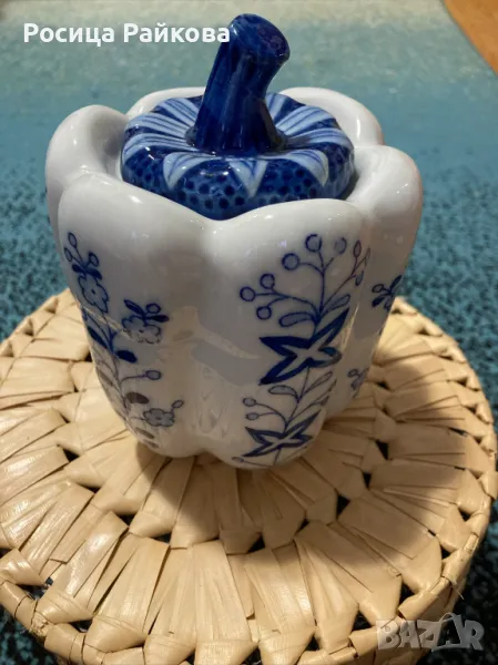 Порцеланов буркан с капаче, снимка 1