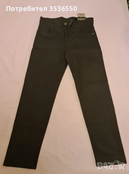 Черни дънки за момче 10-11 години, снимка 1