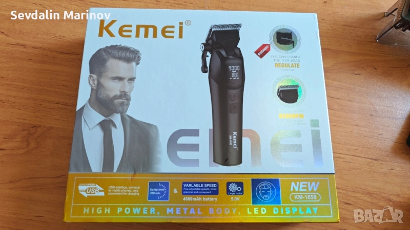 машинка kemei km-1858, снимка 1