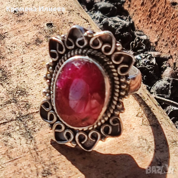 Сребърен пръстен , снимка 1