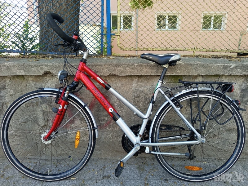 28 цола алуминиев велосипед с 21 скорости усилени капли амортисьори предни като нов , снимка 1