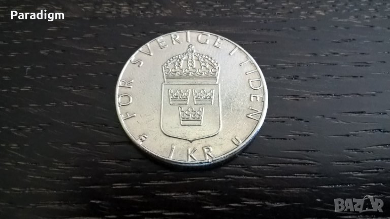 Монета - Швеция - 1 крона | 1980г., снимка 1