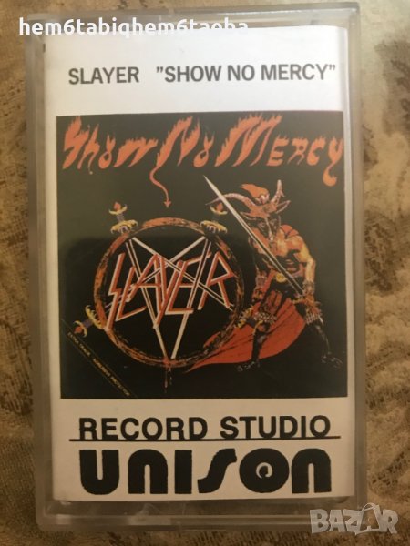 Рядка касетка - Slayer - Show No Mercy - Unison, снимка 1