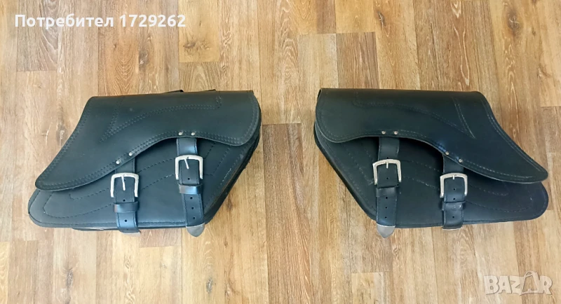 Дисаги за мотор, чопър, естествена кожа , снимка 1