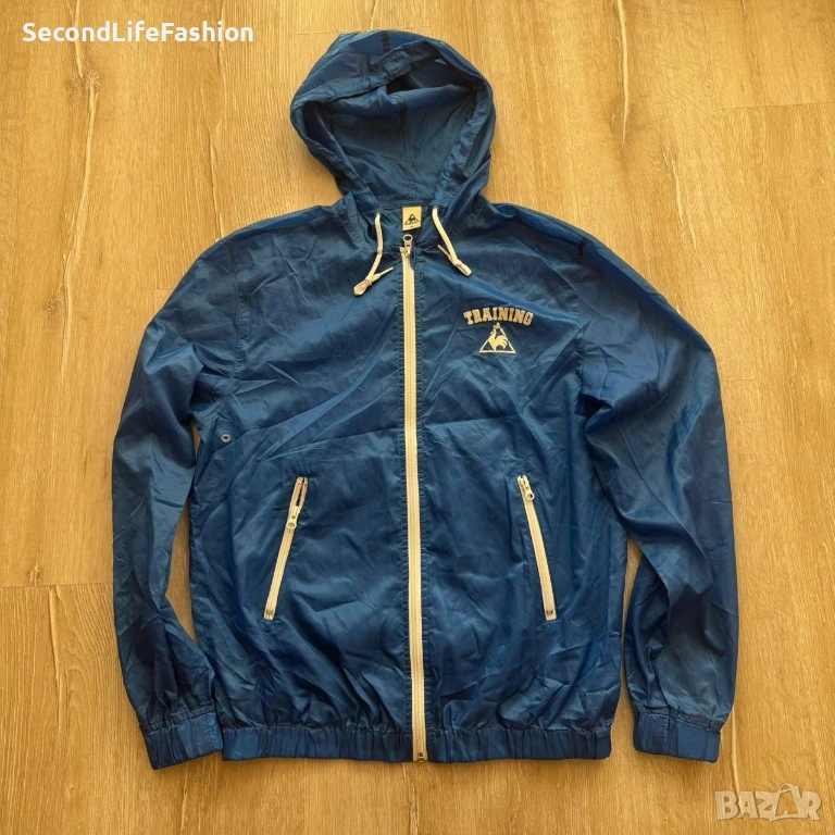 Мъжко яке Le Coq Sportif ветровка тънко размер M, синьо, снимка 1