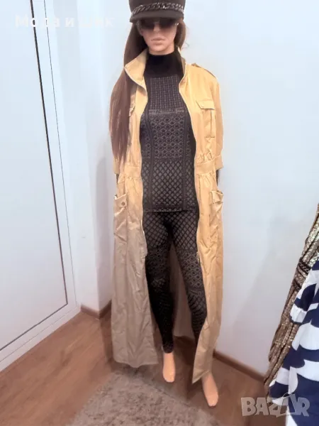 Манто в бежаво , снимка 1