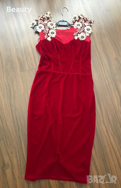 Елегантна кадифена рокля Lolita, снимка 1