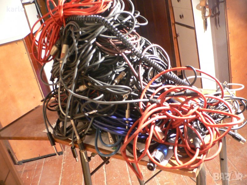 кабели музикантски-микр,колони, преходни с конектори/работен аксесоар/, снимка 1