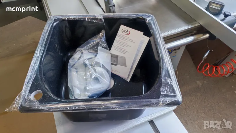 Кухненска мивка ФАТ - 51 х 51см - цвят 422 GALAXY BLACK, снимка 1