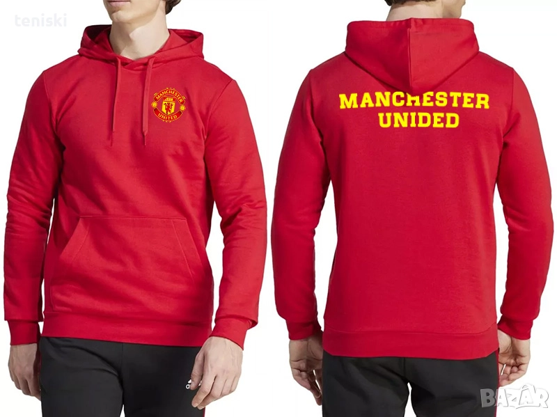 Качествени Суичъри MANCHESTER UNITED принт 2 модела, снимка 1