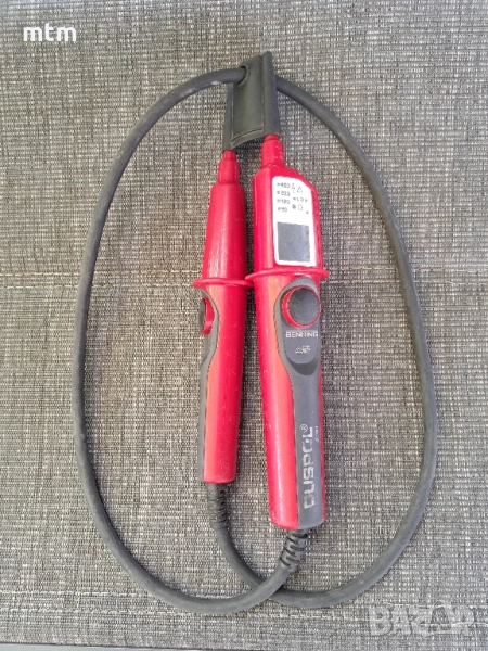 Двуполюсен тестер за напрежение Benning DUSPOL Digital - IP65 LCD 1-1000 V AC/ 1-1200 V DC, снимка 1