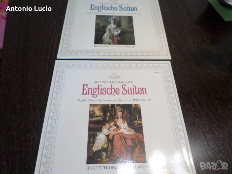 Bach Englische Suiten nos.3-4 BWV 808 - 809 , 2 LP, снимка 1