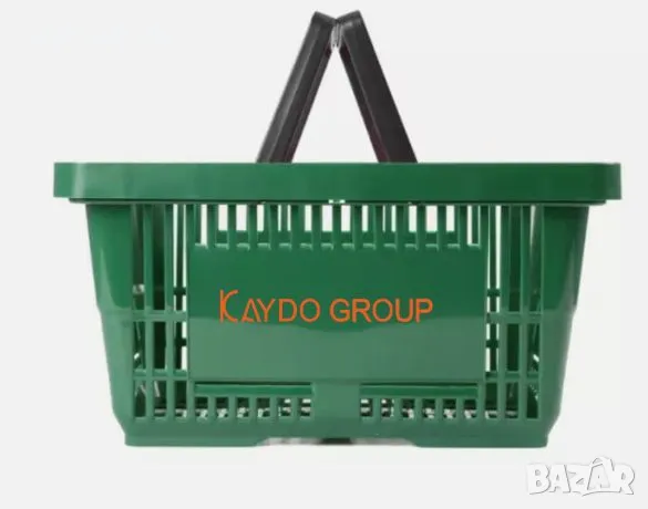 Промоция! Кошница за пазаруване - тъмно зелена 22л, търговско оборудване!, снимка 1